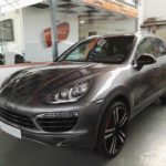 Porsche Cayenne en taller Porsche en Cartagena